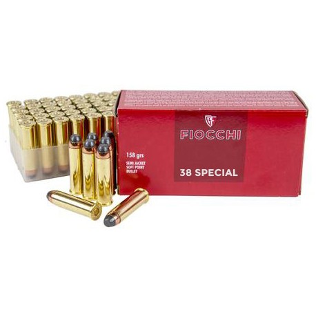 Fiocchi 38 Special SJSP 158gr