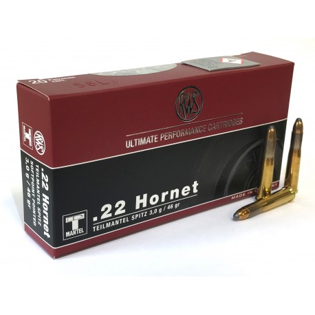 RWS .22 Hornet V-Mantel 46gr