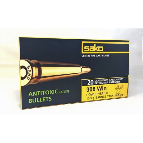 SAKO 308 Win. Powerhead Barnes SP 165gr