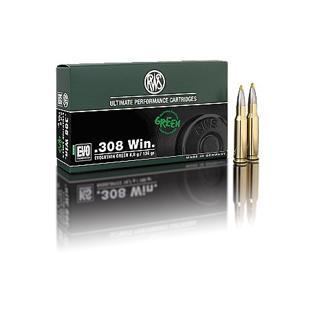 RWS 308 Win. Evolution Green 136gr