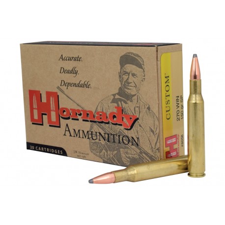 Hornady 270 Win.  150gr Soft Point Inter Lock