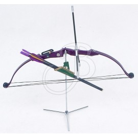 CARTEL MINI COMPOUND BOW CON ACCESSORI RED