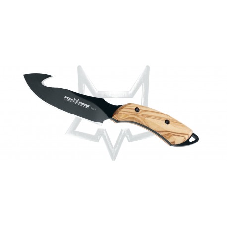 FOX EUROPEAN HUNTER FIXED KNIFE OLIVE WOOD