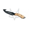 FOX EUROPEAN HUNTER FIXED KNIFE OLIVE WOOD