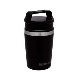 STANLEY ADVENTURE SHORTSTACK TRAVEL MUG 8OZ /230ML MATTE BLACK PEBBLE