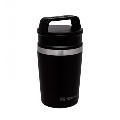 STANLEY ADVENTURE SHORTSTACK TRAVEL MUG 8OZ /230ML MATTE BLACK PEBBLE