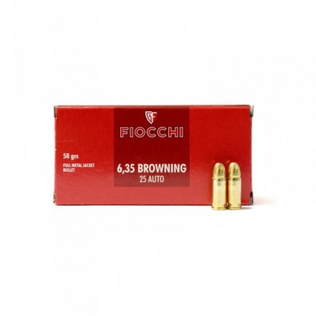 Fiocchi 6,35 Browning FMJ 50gr