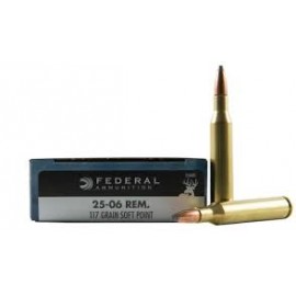 Federal 25-06 Rem. Soft Point 117gr