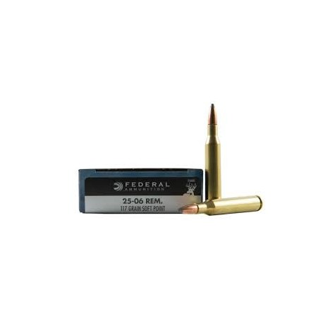 Federal 25-06 Rem. Soft Point 117gr