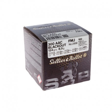 Sellier & Bellot cal. 300 AAC FMJ 124gr