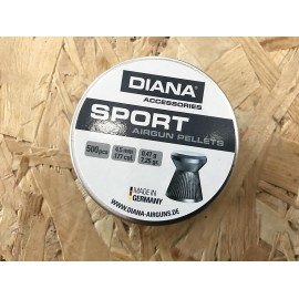 DIANA SPORT TESTA PIATTA C.4,5 SC.500 PZ